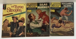 lot 104 image: Group Of Misc. Vintage Comics Including Gold Key The Three Stooges And More