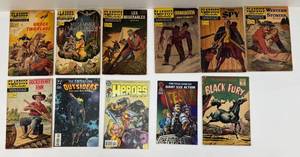 lot 105 image: Group Of Misc. Vintage Comics Including Classics Illustrated Under Two Flags And More