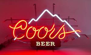 lot 111 image: Vintage Coors Beer Neon Sign Works