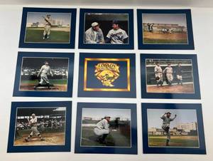 lot 155 image: 1993 Sporting News Color Masters Conlon Collection 9 Card Set Including Babe Ruth And More