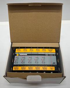 lot 157 image: Sonora Design 5 Input Self Adjusting Amplifier With Led Indicators