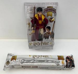 lot 159 image: Harry Potter Action Figure & Harry Potter Mystery Wand