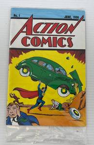 lot 198 image: 1992 Reprint Action Comics In Original Packing With COA