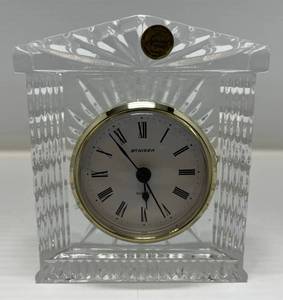lot 199 image: Cristal D Arques France Table Clock In Original Box