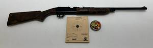 lot 210 image: Vintage Daisey Pump Action B-B Gun 840841 (Works) Targets And Pellets