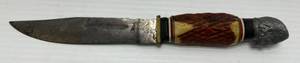 lot 221 image: Vintage Old Fixed Blade Hunting Tennessee Toothpick Bowie Knife