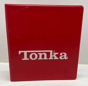 lot 244 image: RARE Tonka EmployeeThree Ring Binder