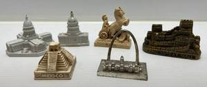 lot 248 image: Six Misc. Travel Souvenirs