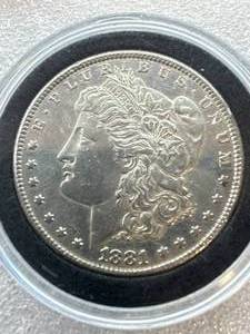1881 Morgan Silver Dollar
