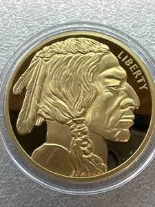 $50 Buffalo Proof Tribute Coin plat in 24kt Gold