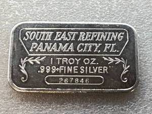 1oz .999 Panama City Florida Silver Bar