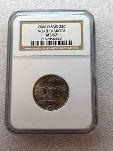 2006 MS67 North Dakota Quarter