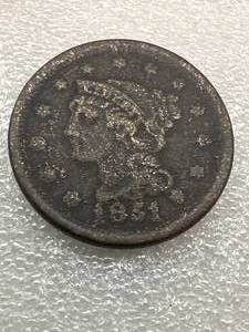1851 Large Cent
