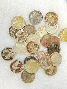 Lot of 25 Buffalo Nickels (rough shape)