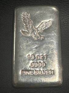 10oz .9999 Silver Bar