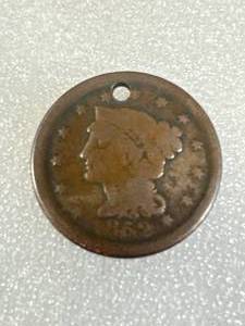 1852 Large Cent Penny