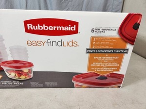 lot 42 image: New 24 Piece Rubbermaid Food Storage Set