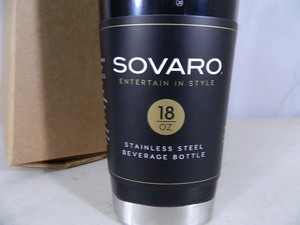 lot 231 image: New Sovaro Stainless Bottle with Fruit Infuser