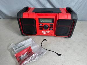 lot 3 image: Brand New Milwaukee M18 18-Volt Lithium-Ion Cordless Jobsite Radio