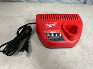 lot 8 image: Brand New Milwaukee M12 12-Volt Battery Charger