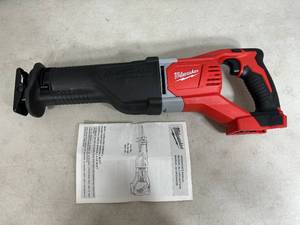 lot 21 image: Brand New Milwaukee M18 18V Lithium-Ion Cordless SAWZALL Reciprocating Saw