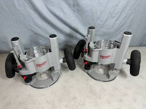 lot 24 image: 2 Milwaukee Router Bases