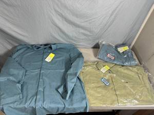 lot 30 image: 3 New Lightweight Quick Dry Button Up Shirts