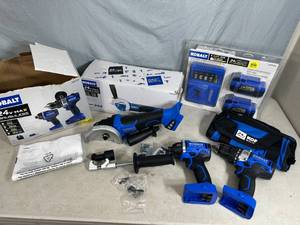 lot 44 image: New Kobalt Cordless Tools and Batteries