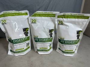 lot 65 image: 60 Unique RV Holding Tank Treatment Packets