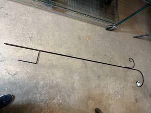 lot 78 image: New 82 inch Double Shepherd Hook