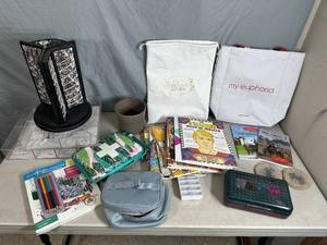 lot 93 image: Household, Adult Coloring Books, Jewelry Organizer, and More