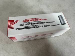lot 107 image: New Milwaukee Carbide Tooth Hole Saw 1