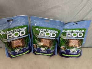 lot 121 image: 45 New Rapid Repair Pods for Lawn Repair