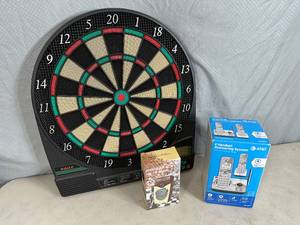 lot 130 image: Dart Board, Cordless Phones, Radio
