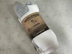 lot 153 image: 4 New Pairs Hiwassee Cotton Work Socks