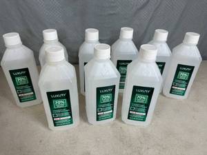 lot 162 image: 9 New Bottles of Isopropyl Alcohol