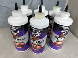 lot 193 image: 6 New Bottles of Hot Shot Bug Killer Dust  Diatomaceous Earth