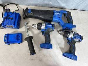 lot 198 image: Kobalt Power Tools For Repair and GOOD Battery