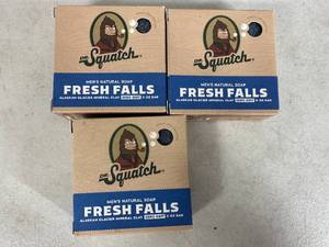 lot 203 image: 3 New Bars of Dr Squatch Soap