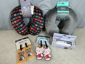 lot 205 image: New Travel Pillows, Luggage Scale, Luggage Tags