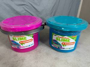 lot 206 image: 2 New Tubs of Nickelodeon Slime