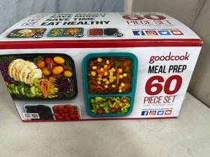 lot 225 image: New Good Cook 60 Piece Meal Prep Kit