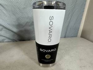 lot 227 image: New Sovaro 20 oz Stainless Steel Insulated Tumbler with Lid