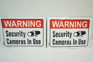 lot 160 image: Warning Signs