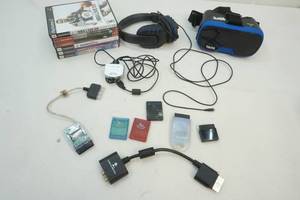 lot 170 image: Virtual Reality,Headphones and Playstation 2 Games