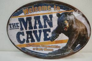 lot 188 image: Man Cave Sign