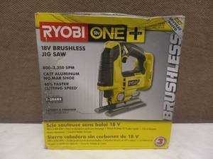 lot 17 image: NEW RYOBI ONE PLUS CORDLESS 18V JIGSAW