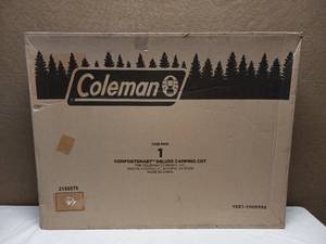 lot 40 image: NEW COLEMAN COMFORTSMART DELUXE CAMPING COT