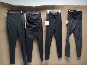 lot 46 image: 4 NEW ISABEL MATERNITY BY INGRID & ISABEL ACTIVE LEGGINGS MEDIUM