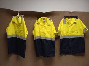 lot 58 image: 3 NEW RED CAP ENHANCED VISIBILITY SHIRTS
